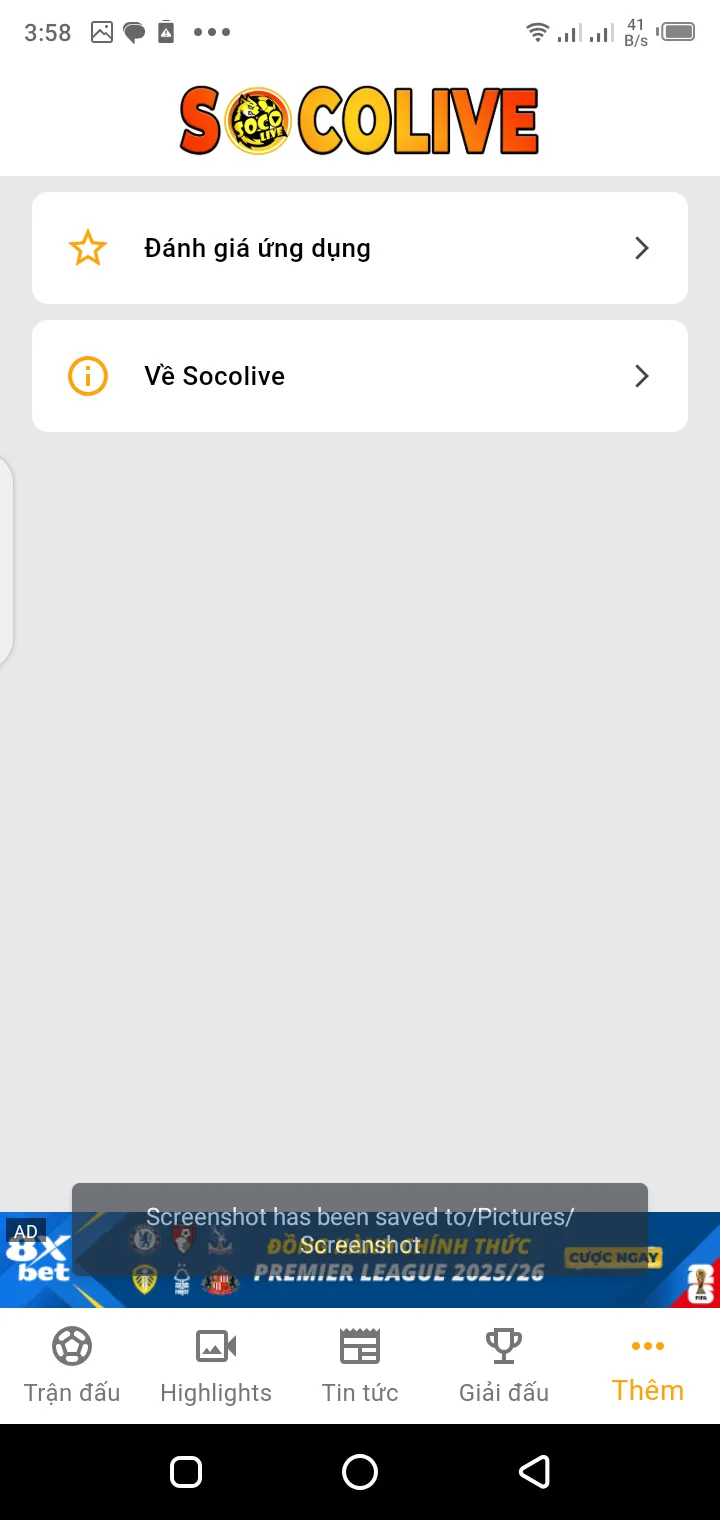 Socolive Football app screenshot 4