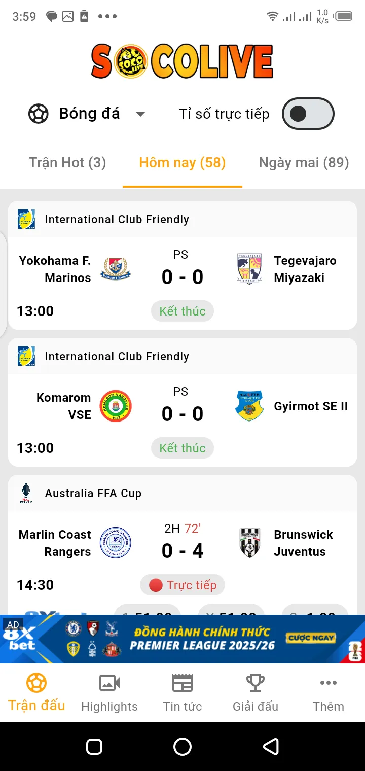 Socolive Football app screenshot 6